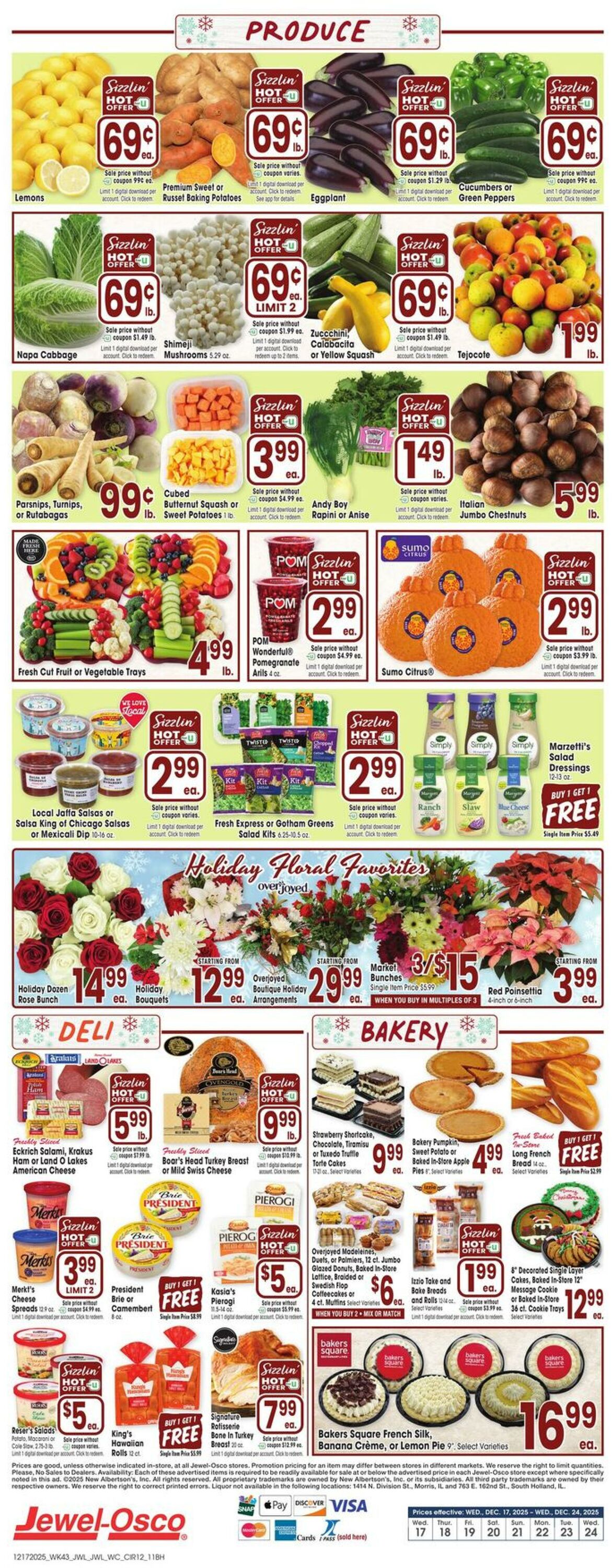 Weekly ad Jewel Osco 12/17/2025 - 12/24/2025