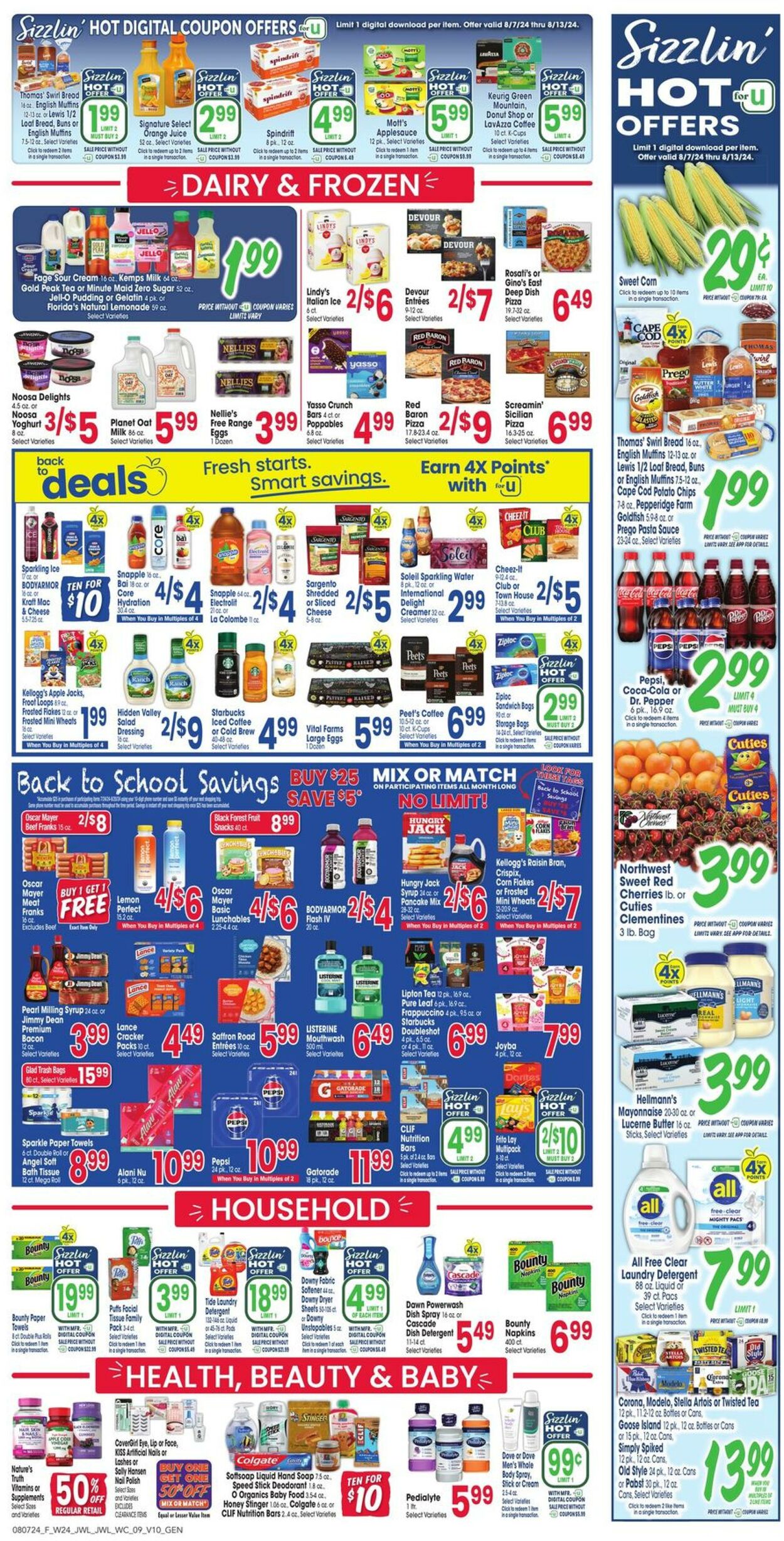 Weekly ad Jewel Osco 08/07/2024 - 08/13/2024