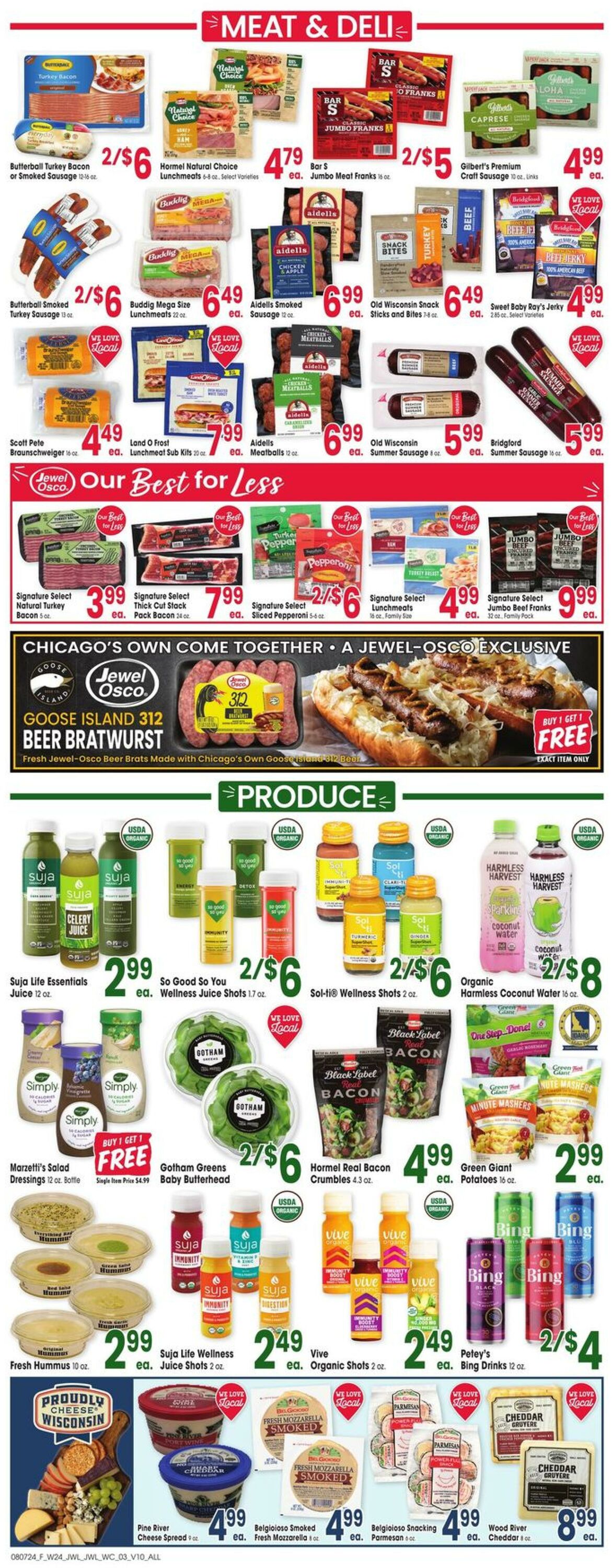 Weekly ad Jewel Osco 08/07/2024 - 08/13/2024