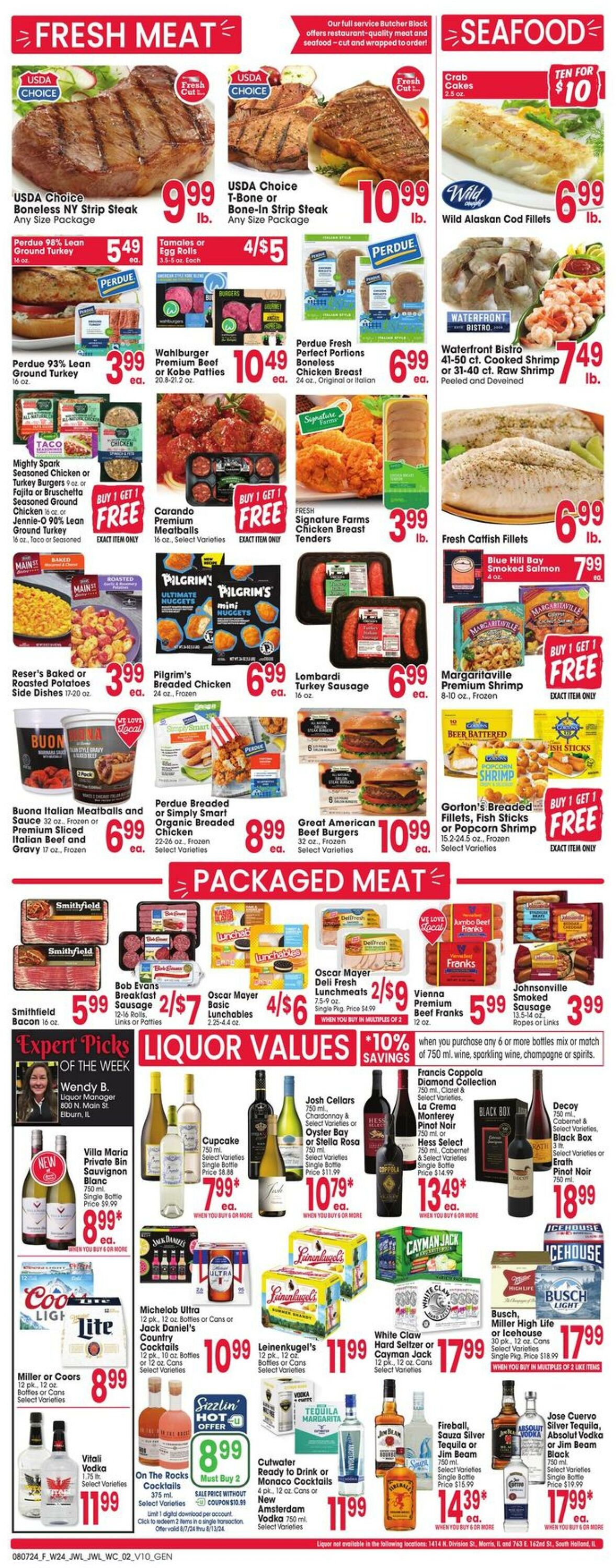 Weekly ad Jewel Osco 08/07/2024 - 08/13/2024