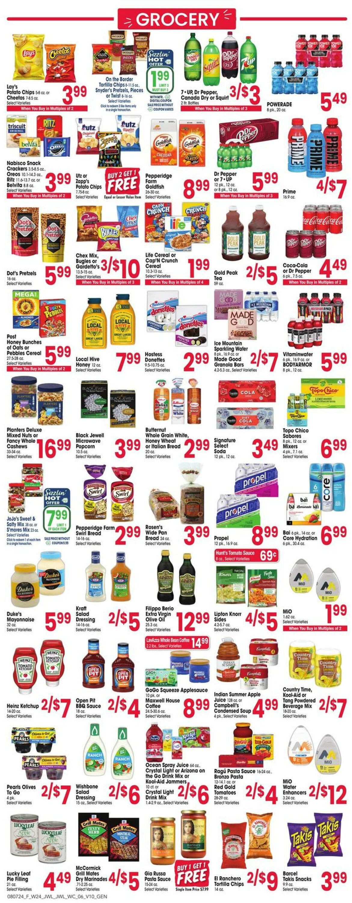 Weekly ad Jewel Osco 08/07/2024 - 08/13/2024