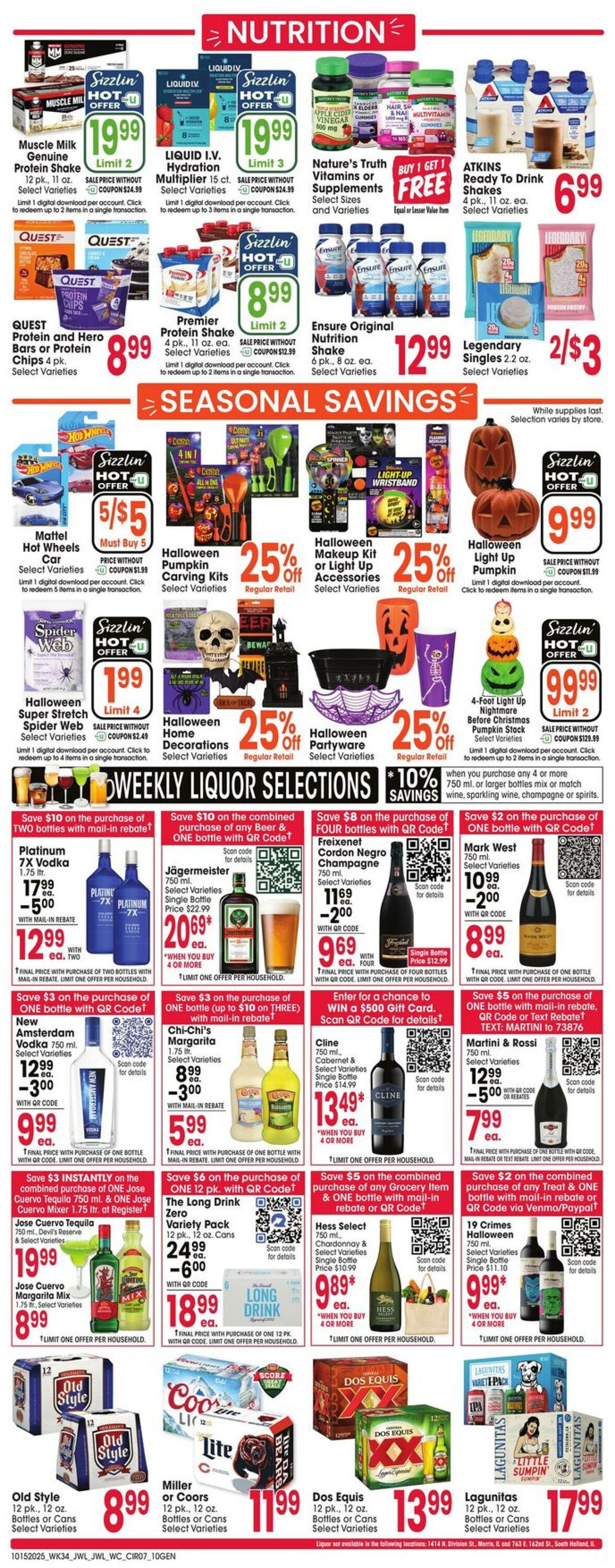 Weekly ad Jewel Osco 10/15/2025 - 10/21/2025