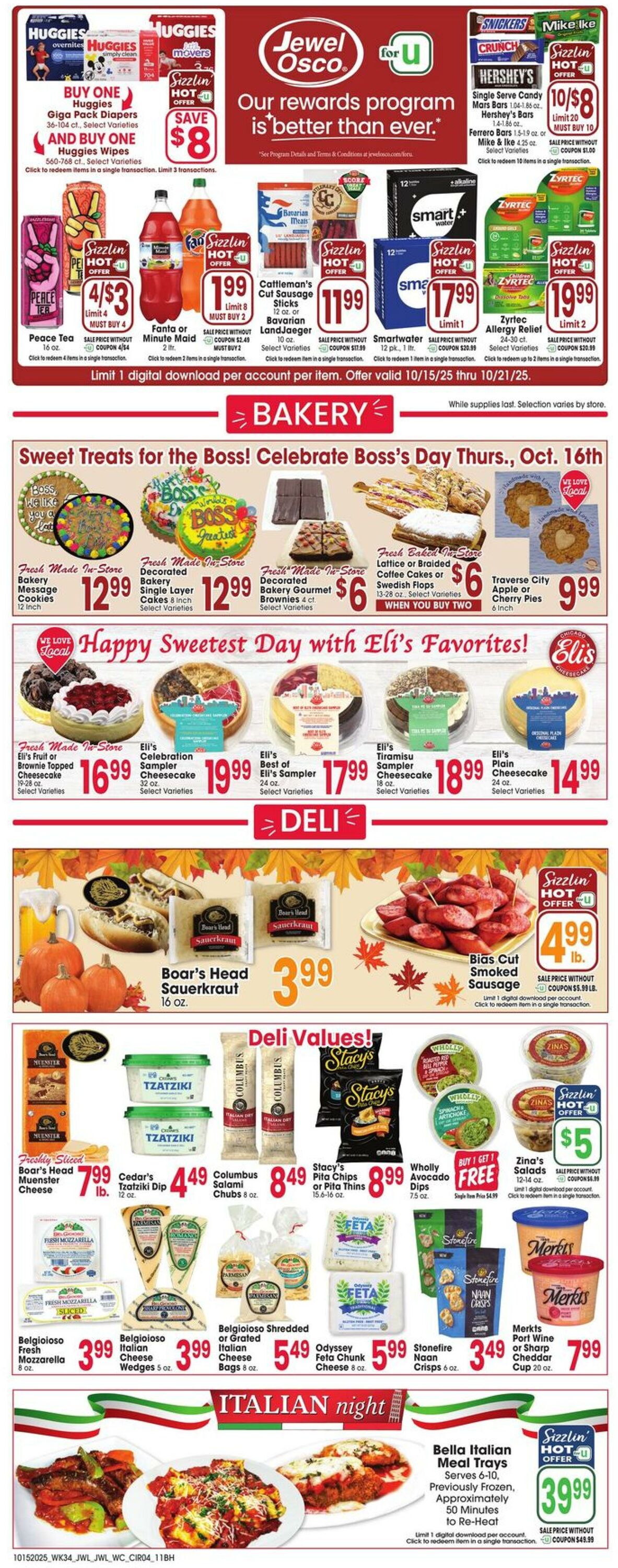 Weekly ad Jewel Osco 10/15/2025 - 10/21/2025
