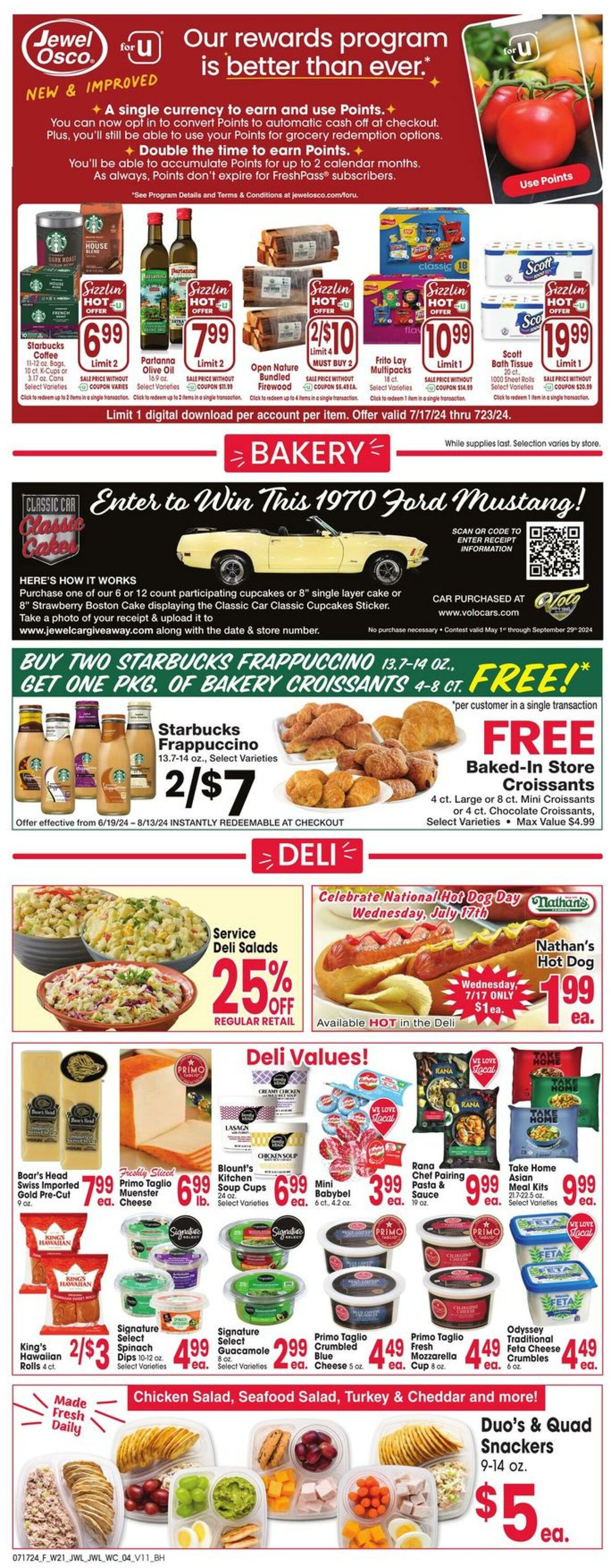 Weekly ad Jewel Osco 07/17/2024 - 07/23/2024