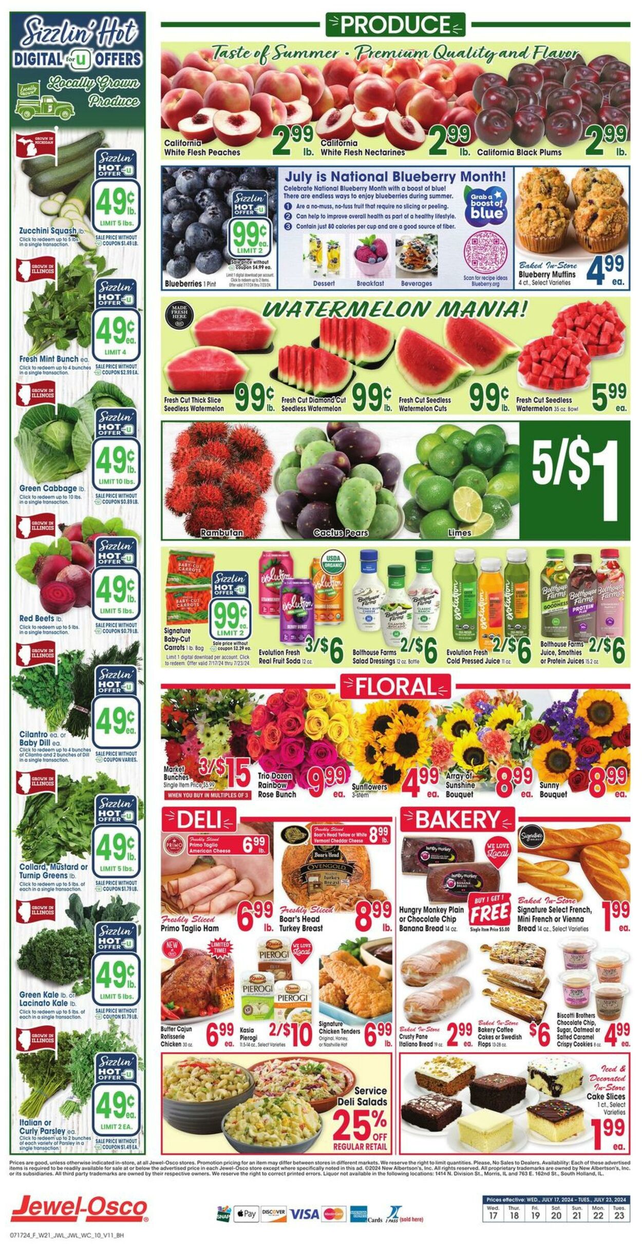 Weekly ad Jewel Osco 07/17/2024 - 07/23/2024