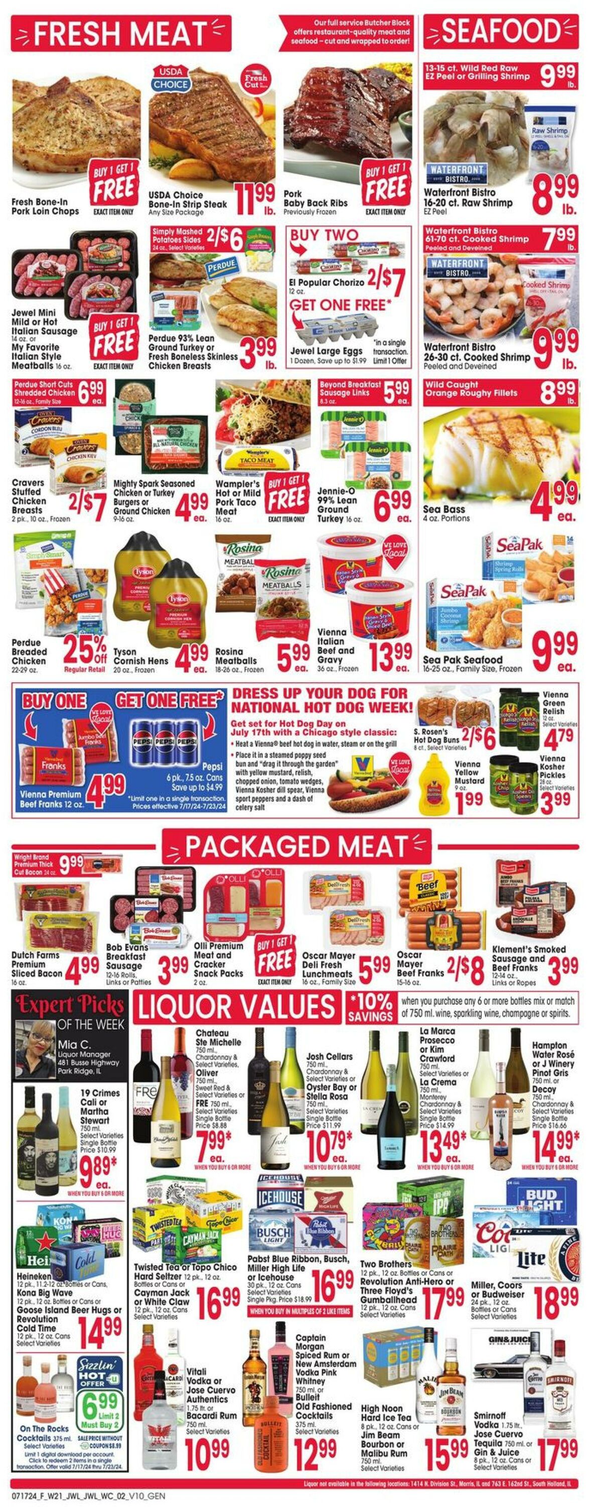 Weekly ad Jewel Osco 07/17/2024 - 07/23/2024