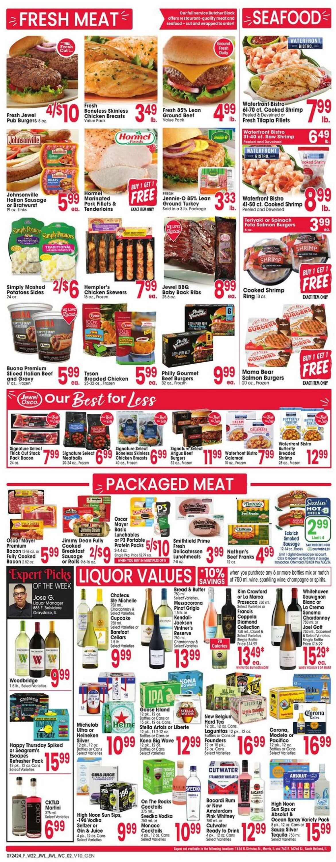 Weekly ad Jewel Osco 07/24/2024 - 07/30/2024