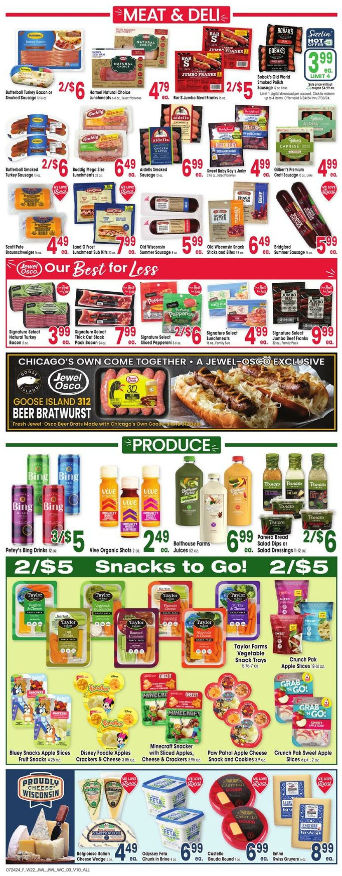 Weekly ad Jewel Osco 07/24/2024 - 07/30/2024