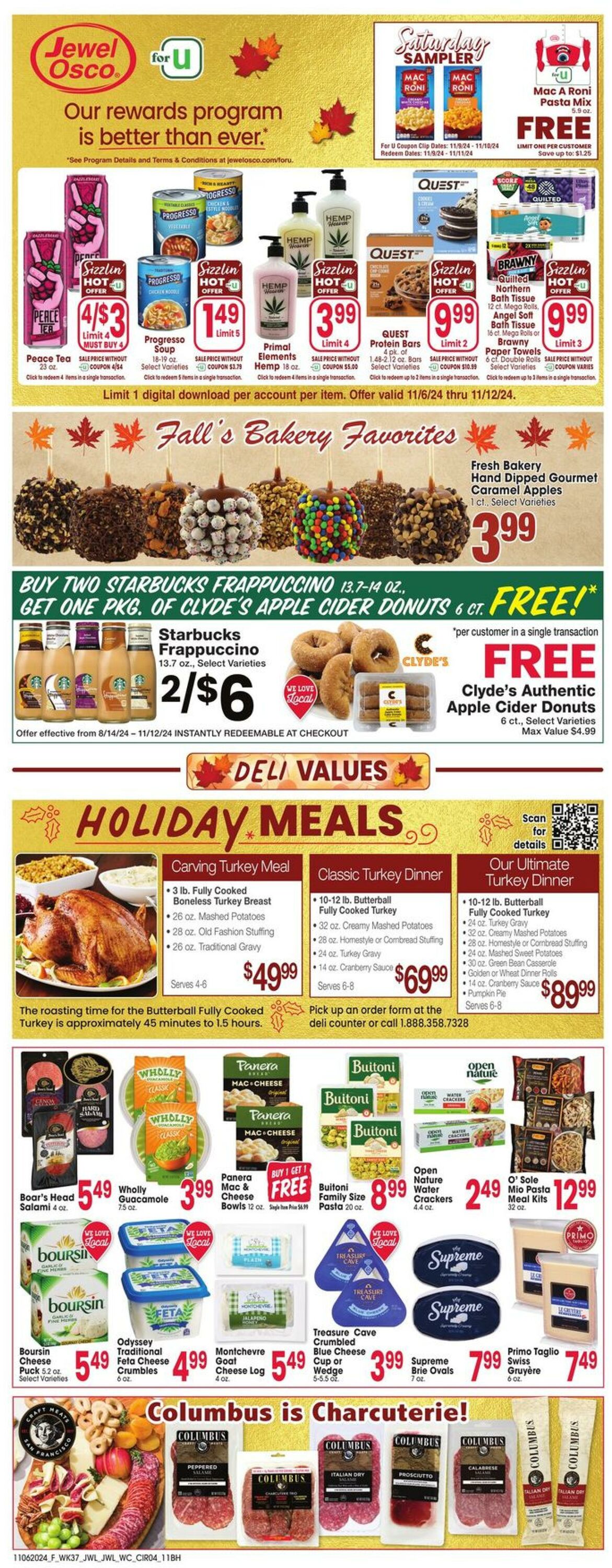 Weekly ad Jewel Osco 11/06/2024 - 11/12/2024