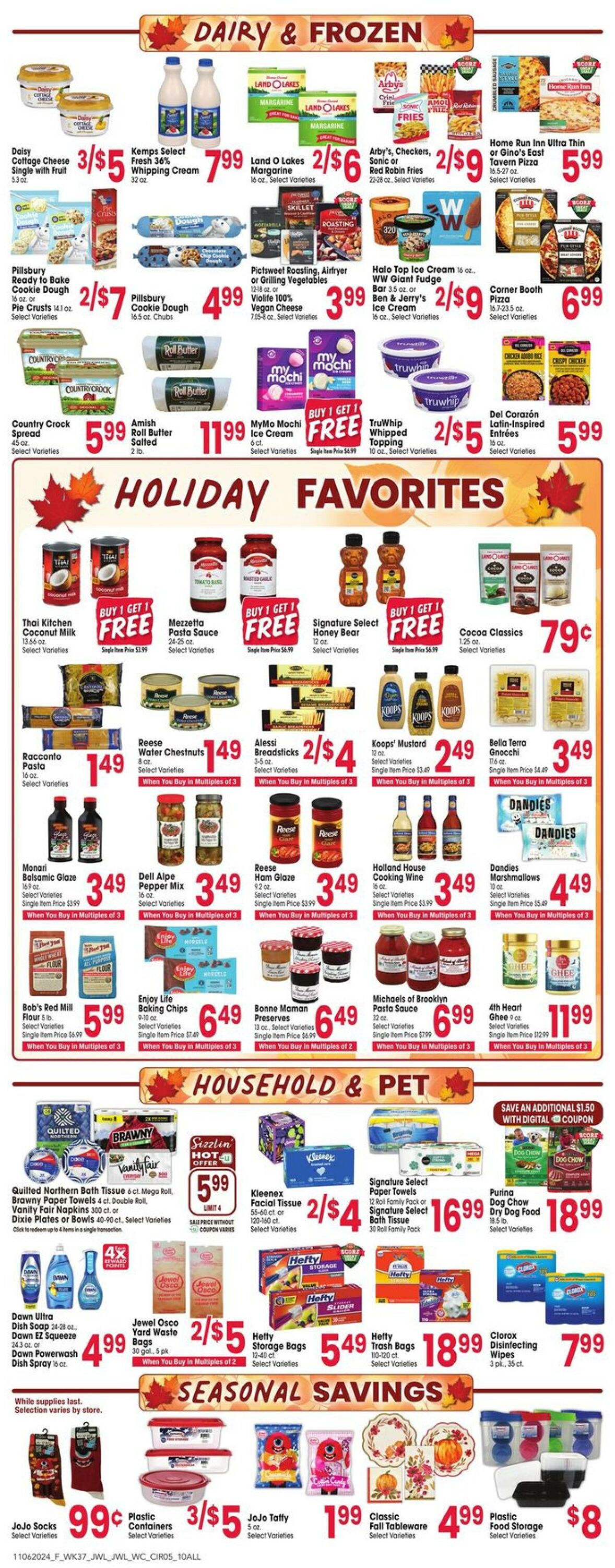 Weekly ad Jewel Osco 11/06/2024 - 11/12/2024