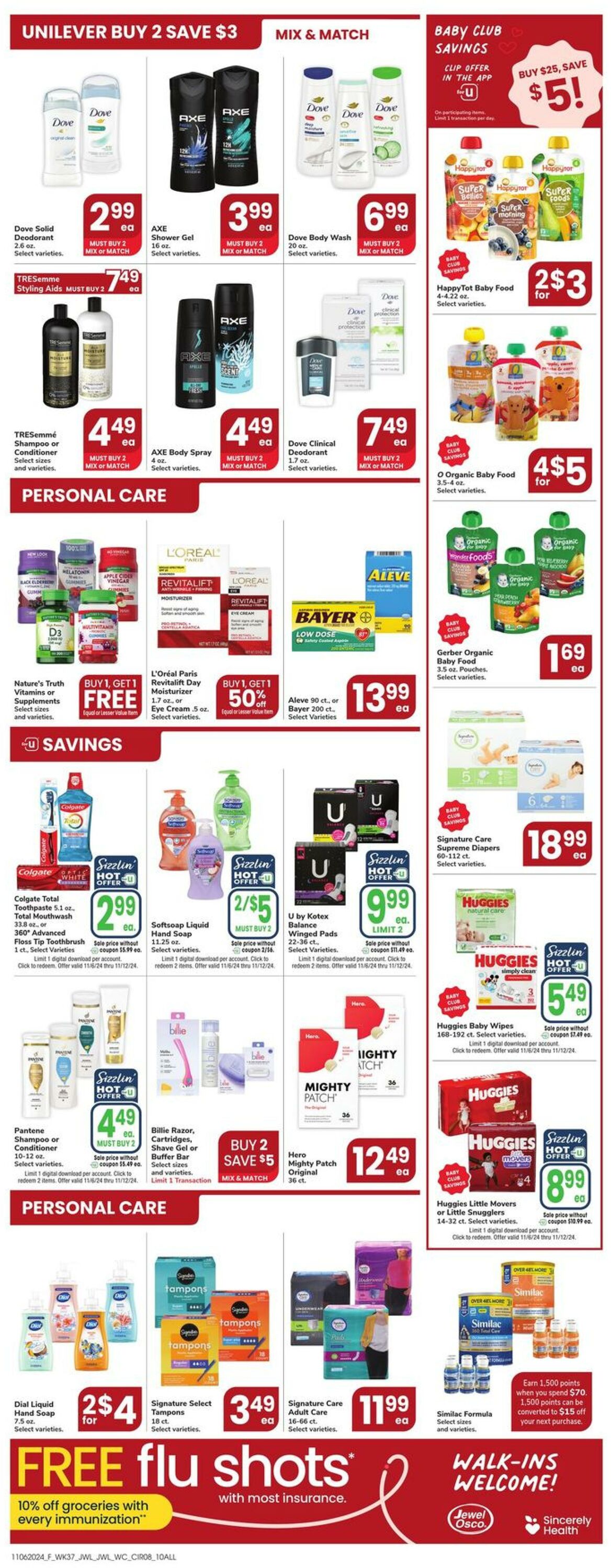 Weekly ad Jewel Osco 11/06/2024 - 11/12/2024