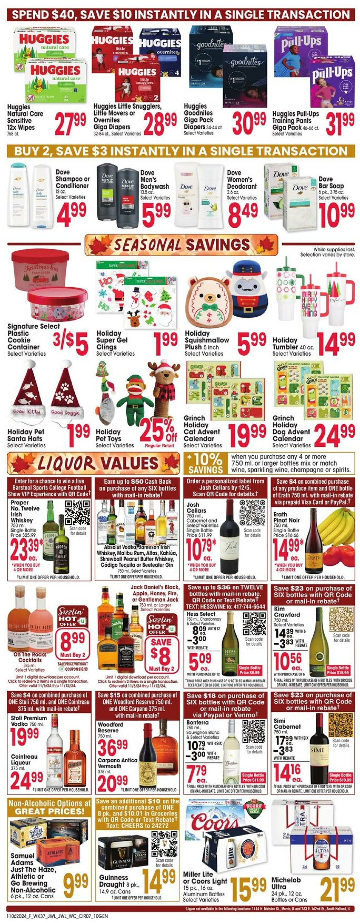 Weekly ad Jewel Osco 11/06/2024 - 11/12/2024