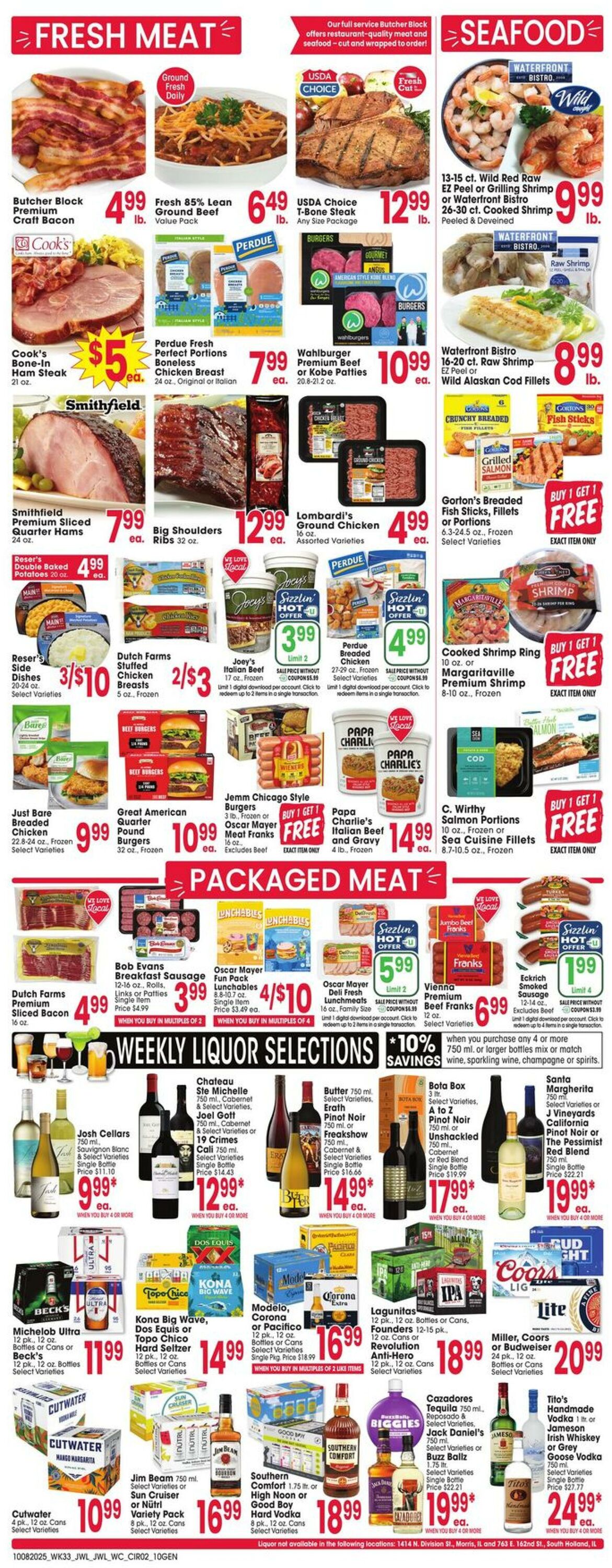 Weekly ad Jewel Osco 10/08/2025 - 10/14/2025