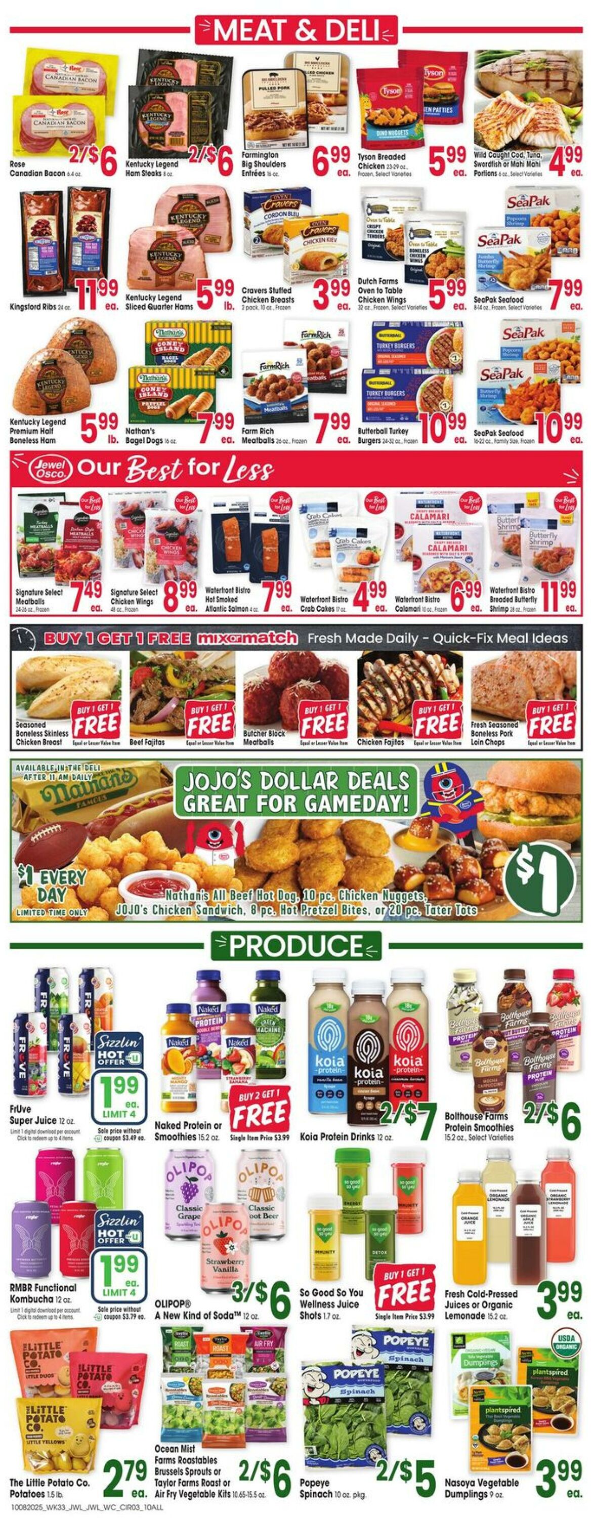 Weekly ad Jewel Osco 10/08/2025 - 10/14/2025
