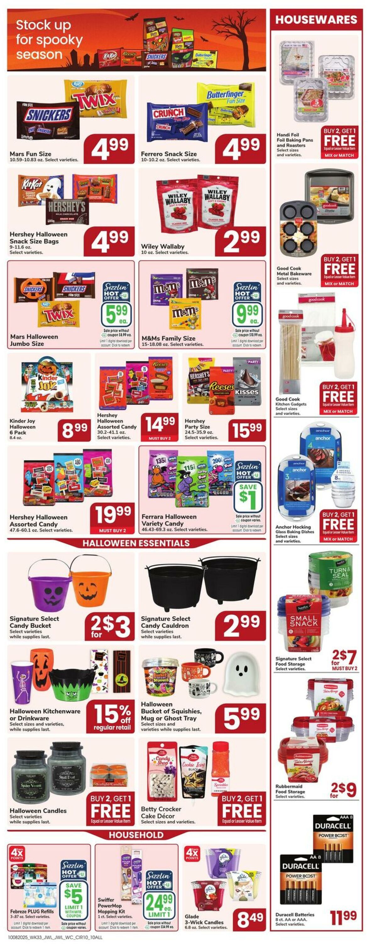 Weekly ad Jewel Osco 10/08/2025 - 10/14/2025