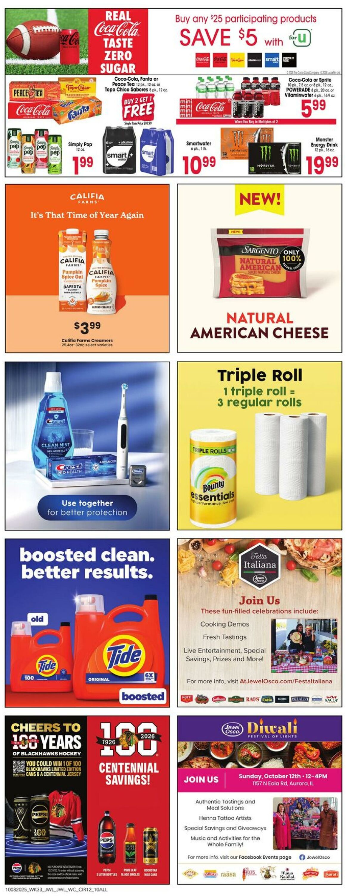 Weekly ad Jewel Osco 10/08/2025 - 10/14/2025
