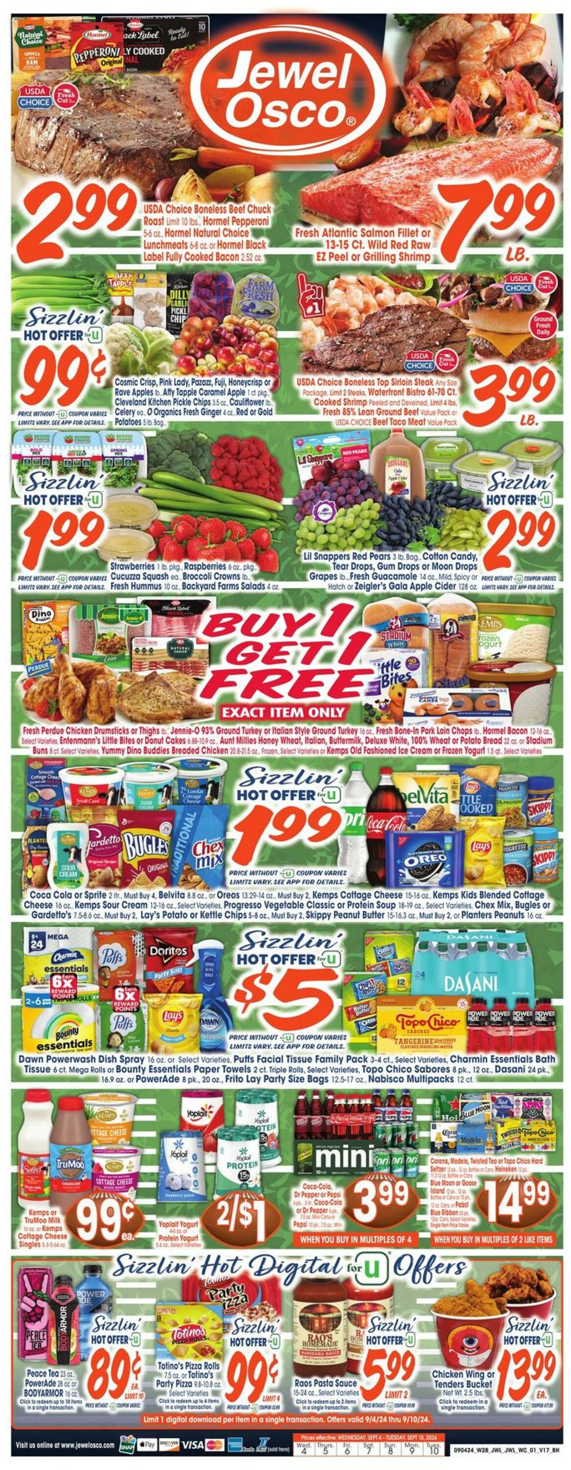 Weekly ad Jewel Osco 09/04/2024 - 09/10/2024