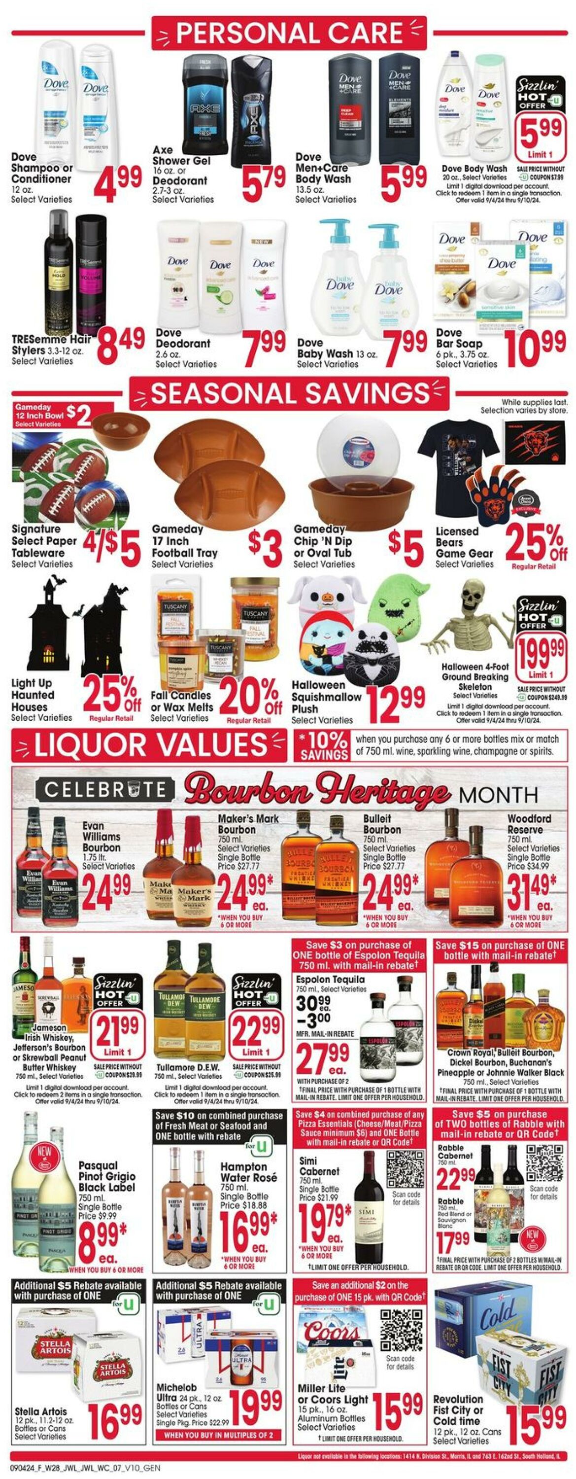 Weekly ad Jewel Osco 09/04/2024 - 09/10/2024