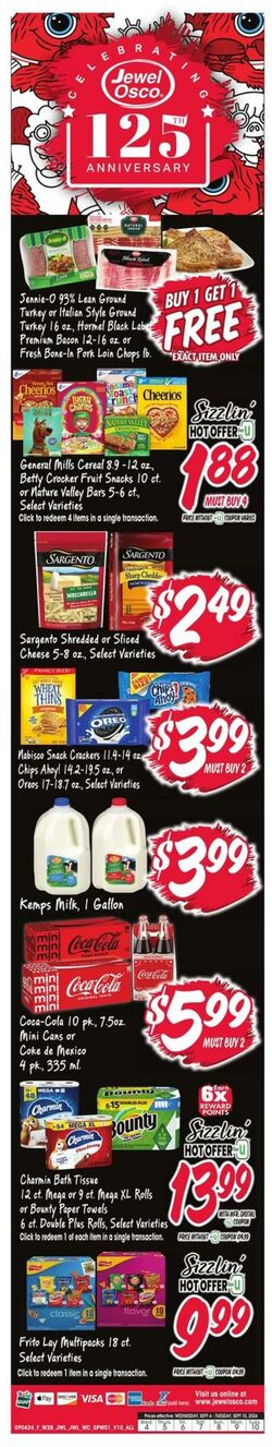 Weekly ad Jewel Osco 09/04/2024 - 09/10/2024