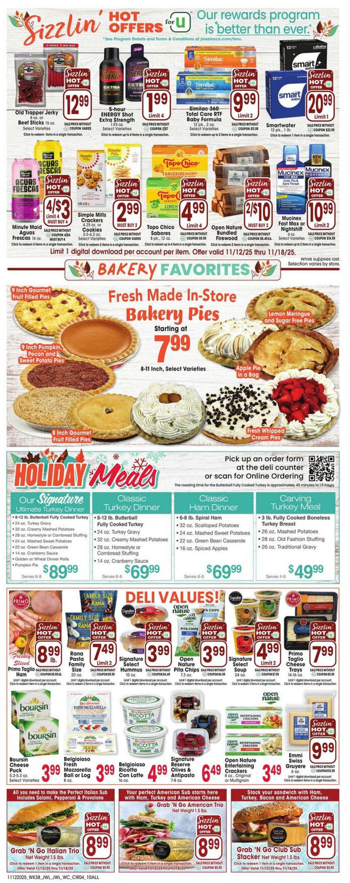 Weekly ad Jewel Osco 11/12/2025 - 11/18/2025
