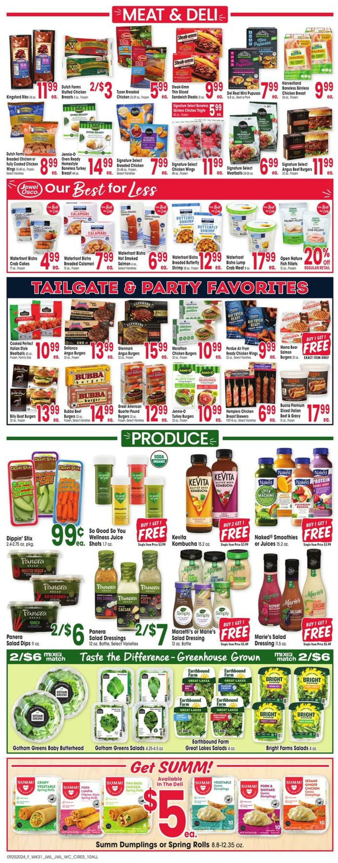 Weekly ad Jewel Osco 09/25/2024 - 10/01/2024