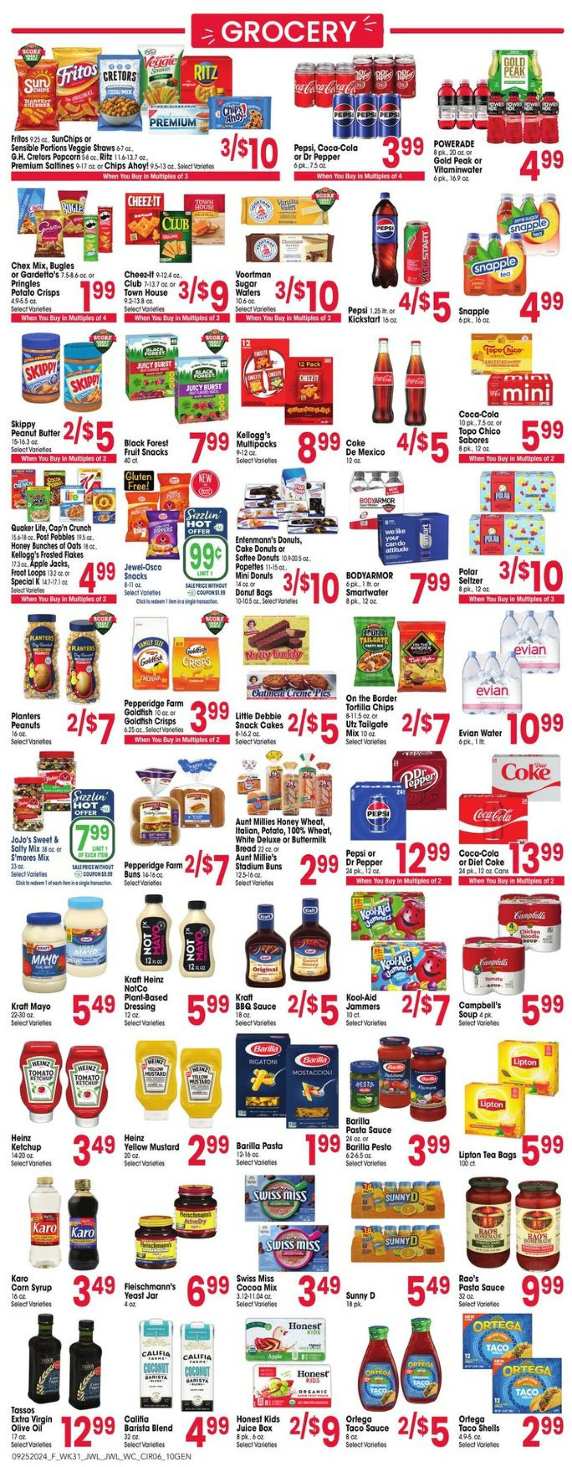 Weekly ad Jewel Osco 09/25/2024 - 10/01/2024