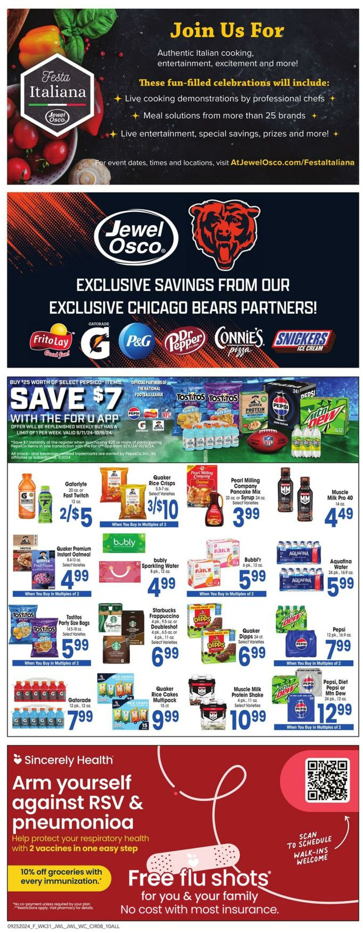 Weekly ad Jewel Osco 09/25/2024 - 10/01/2024