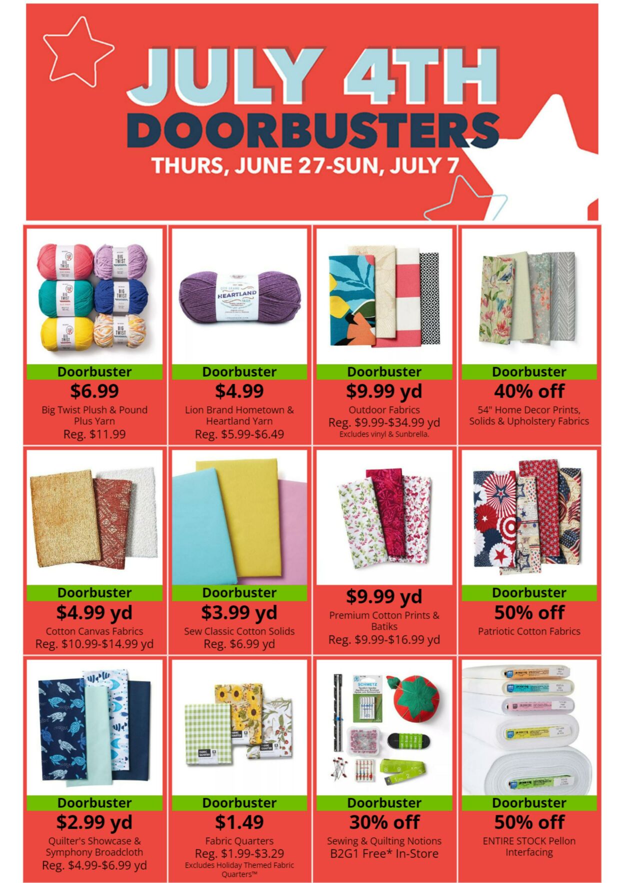 Weekly ad Jo-Ann 07/27/2024 - 07/17/2025