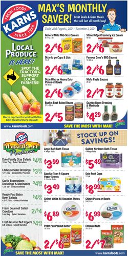 Weekly ad Karns Quality Foods 09/03/2024 - 09/30/2024