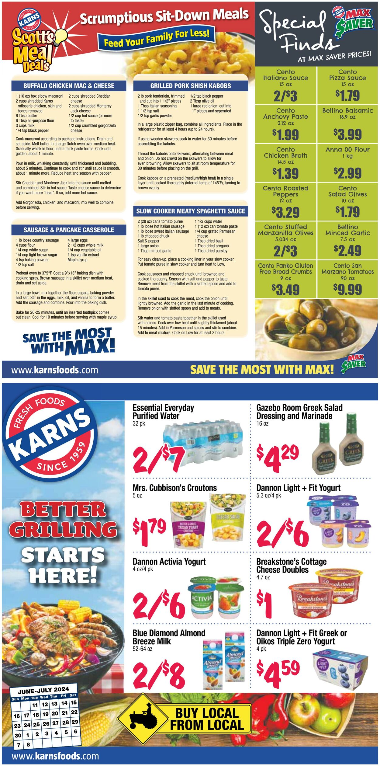 Weekly ad Karns Quality Foods 06/11/2024 - 07/08/2024