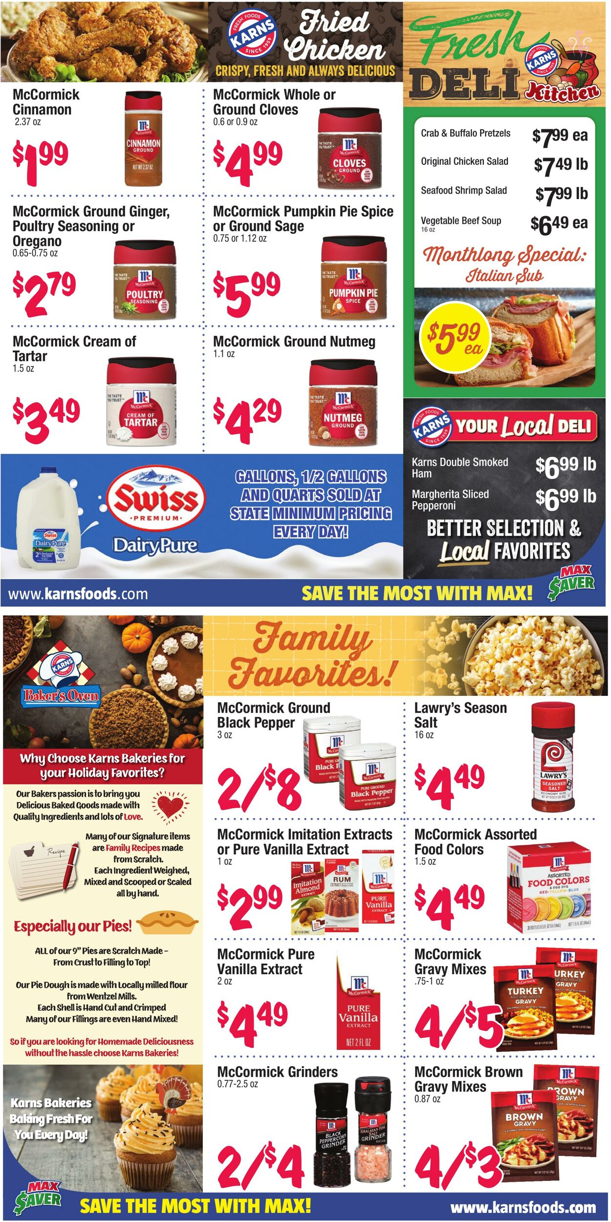 Weekly ad Karns Quality Foods 10/28/2025 - 11/24/2025