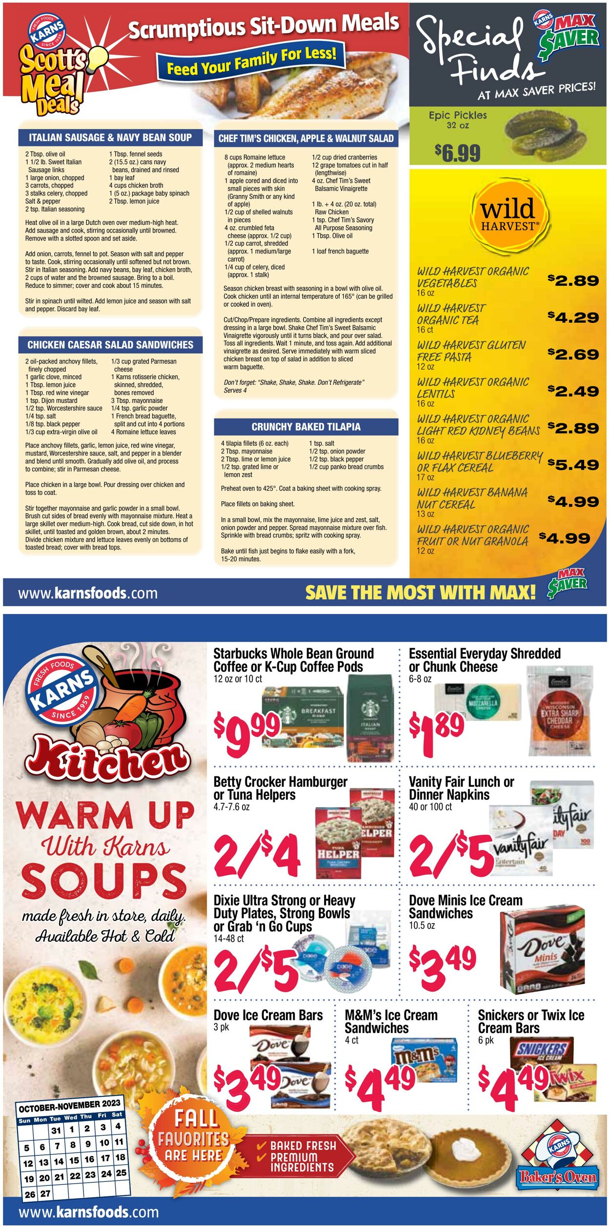 Weekly ad Karns Quality Foods 10/31/2023 - 11/27/2023