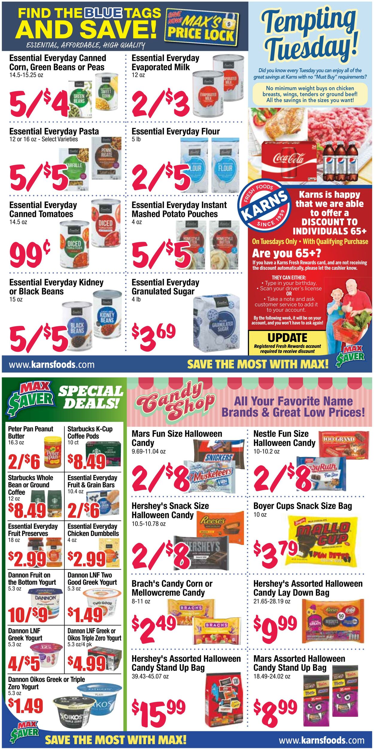 Weekly ad Karns Quality Foods 10/01/2024 - 10/28/2024