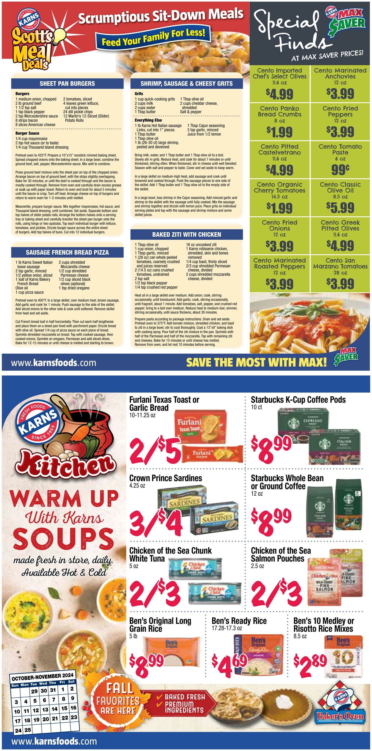 Weekly ad Karns Quality Foods 10/29/2024 - 11/25/2024