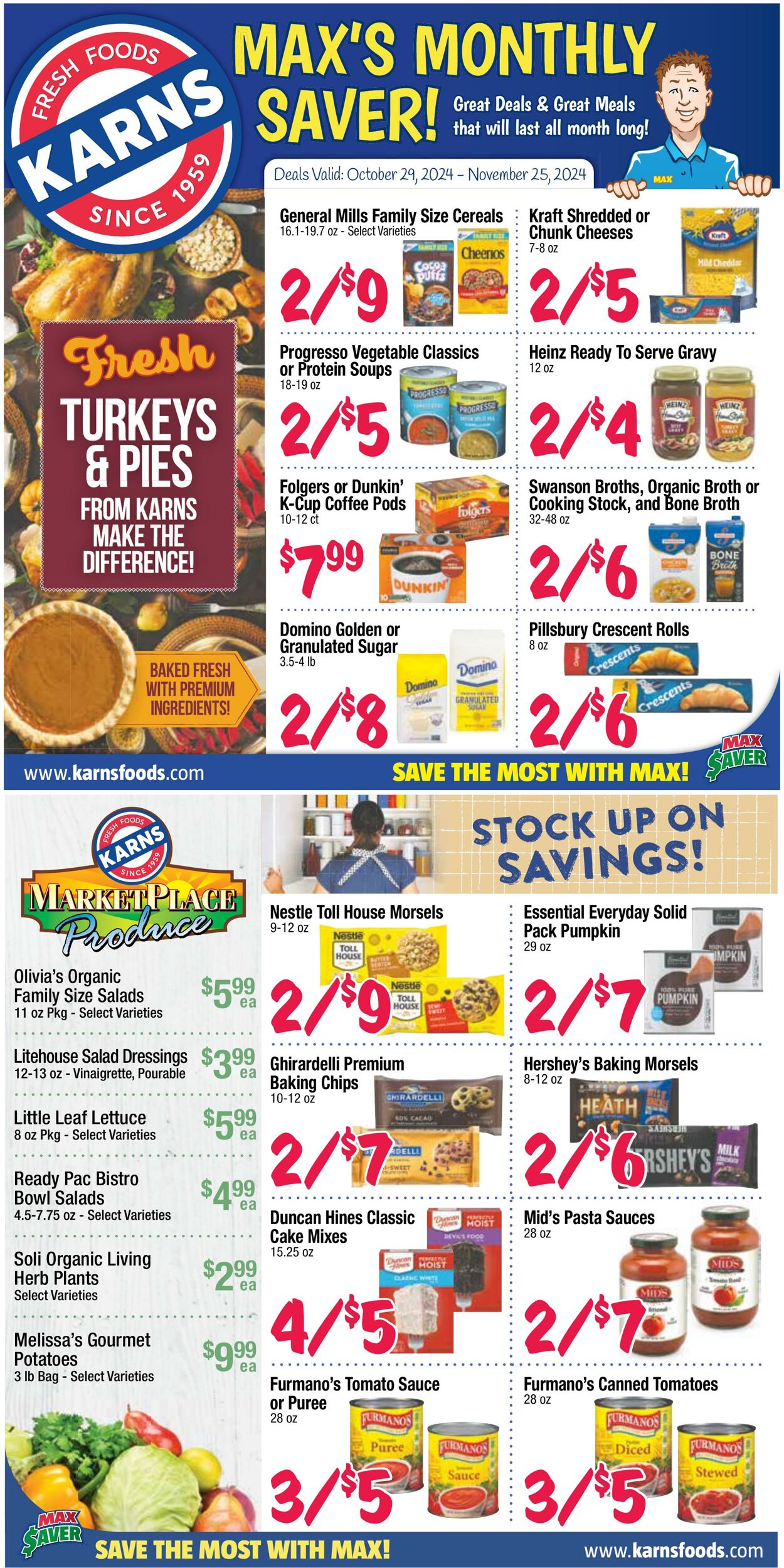 Weekly ad Karns Quality Foods 10/29/2024 - 11/25/2024