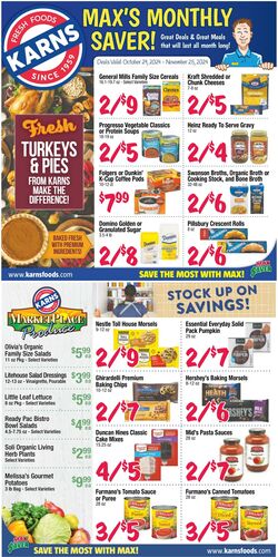 Weekly ad Karns Quality Foods 10/01/2024 - 10/28/2024