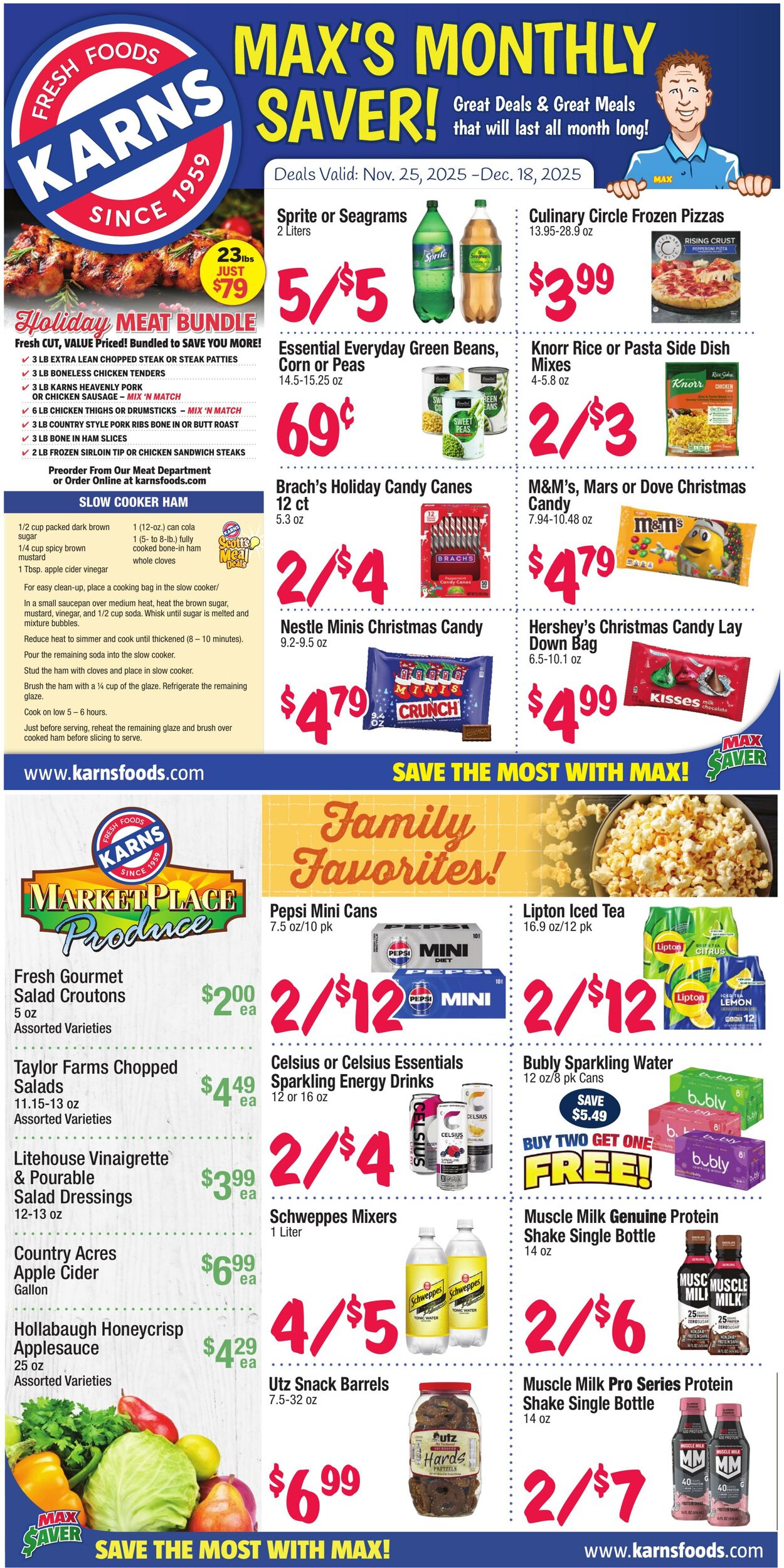 Weekly ad Karns Quality Foods 11/25/2025 - 12/18/2025