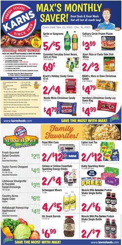 Weekly ad Karns Quality Foods 11/25/2025 - 12/18/2025