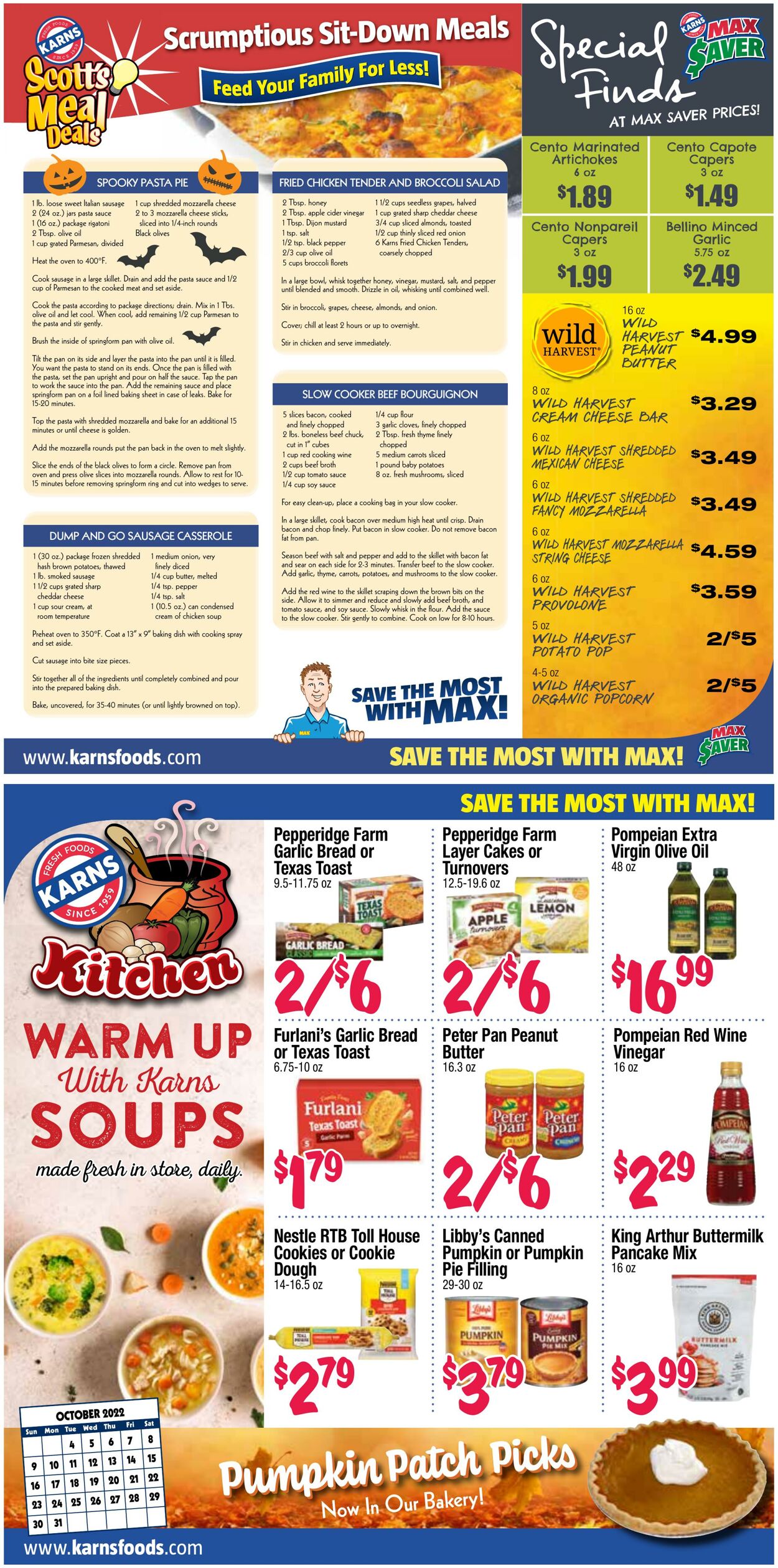 Weekly ad Karns Quality Foods 10/04/2022 - 10/31/2022