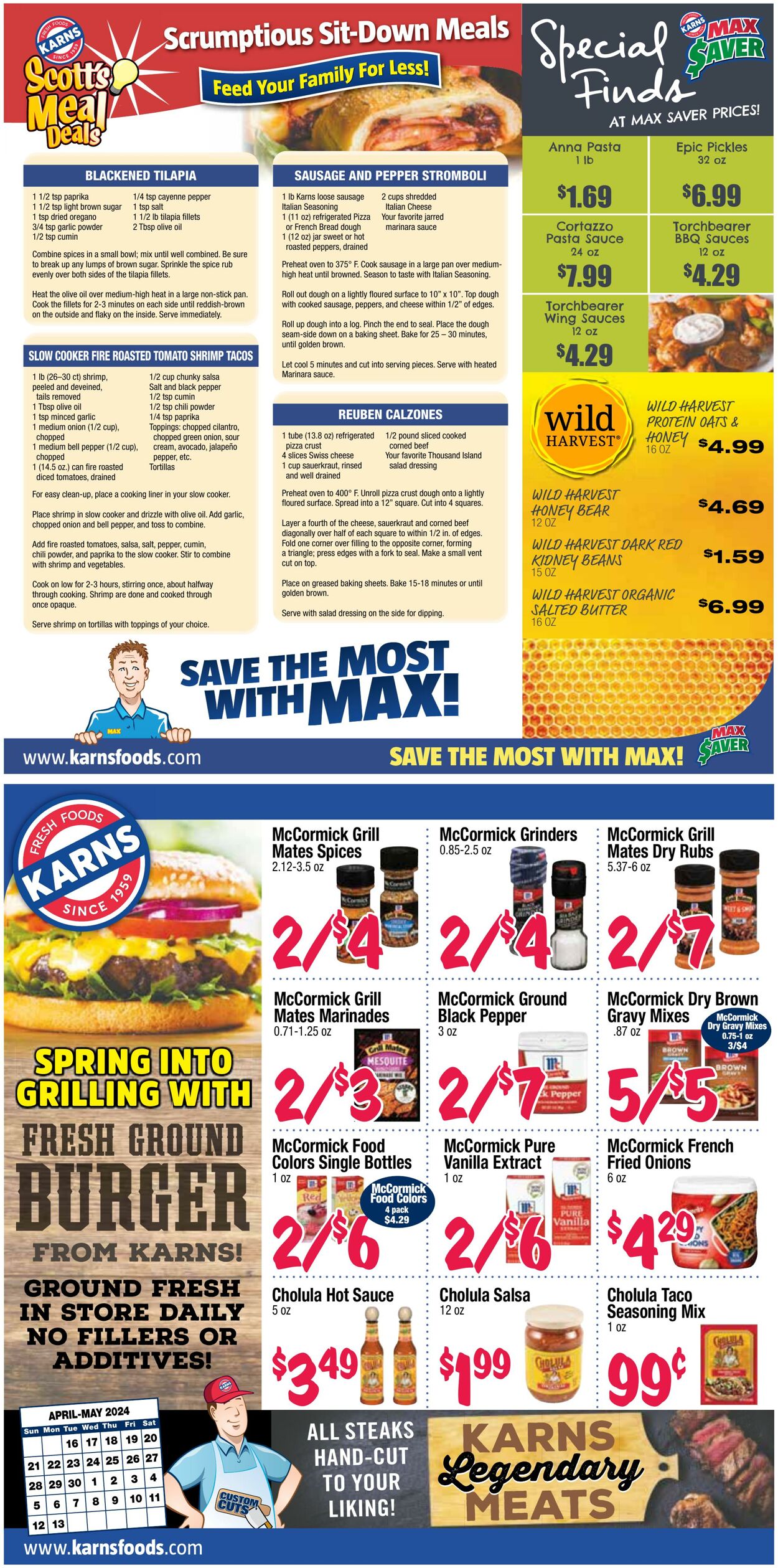 Weekly ad Karns Quality Foods 04/16/2024 - 05/13/2024
