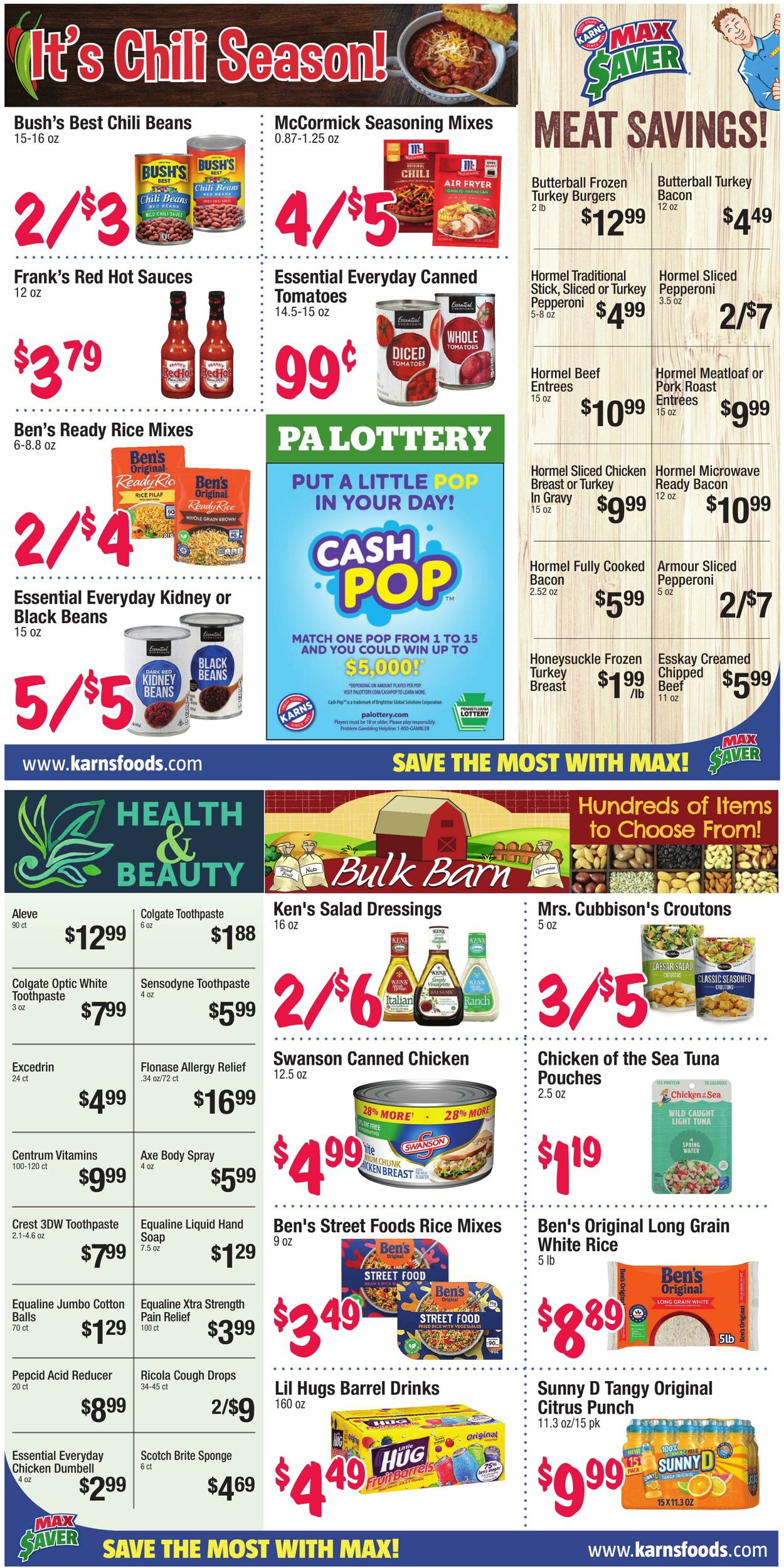 Weekly ad Karns Quality Foods 12/19/2025 - 01/19/2026