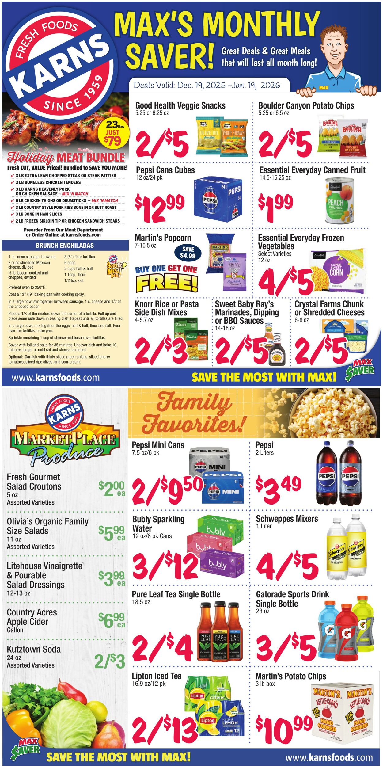 Weekly ad Karns Quality Foods 12/19/2025 - 01/19/2026