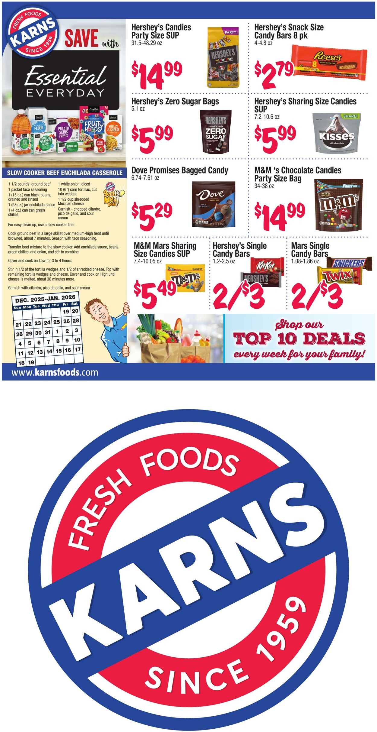 Weekly ad Karns Quality Foods 12/19/2025 - 01/19/2026