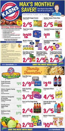 Weekly ad Karns Quality Foods 12/19/2025 - 01/19/2026