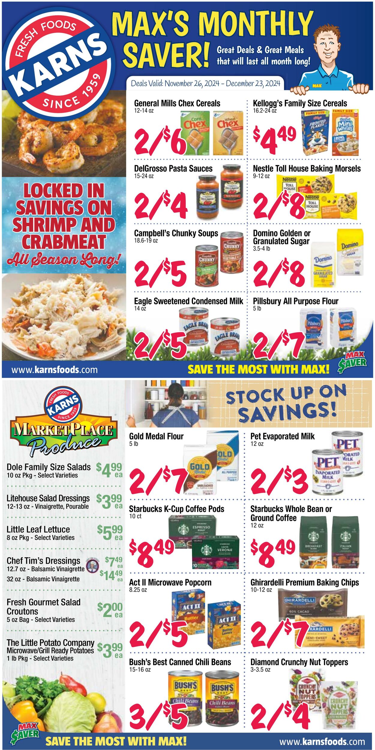 Weekly ad Karns Quality Foods 11/26/2024 - 12/23/2024