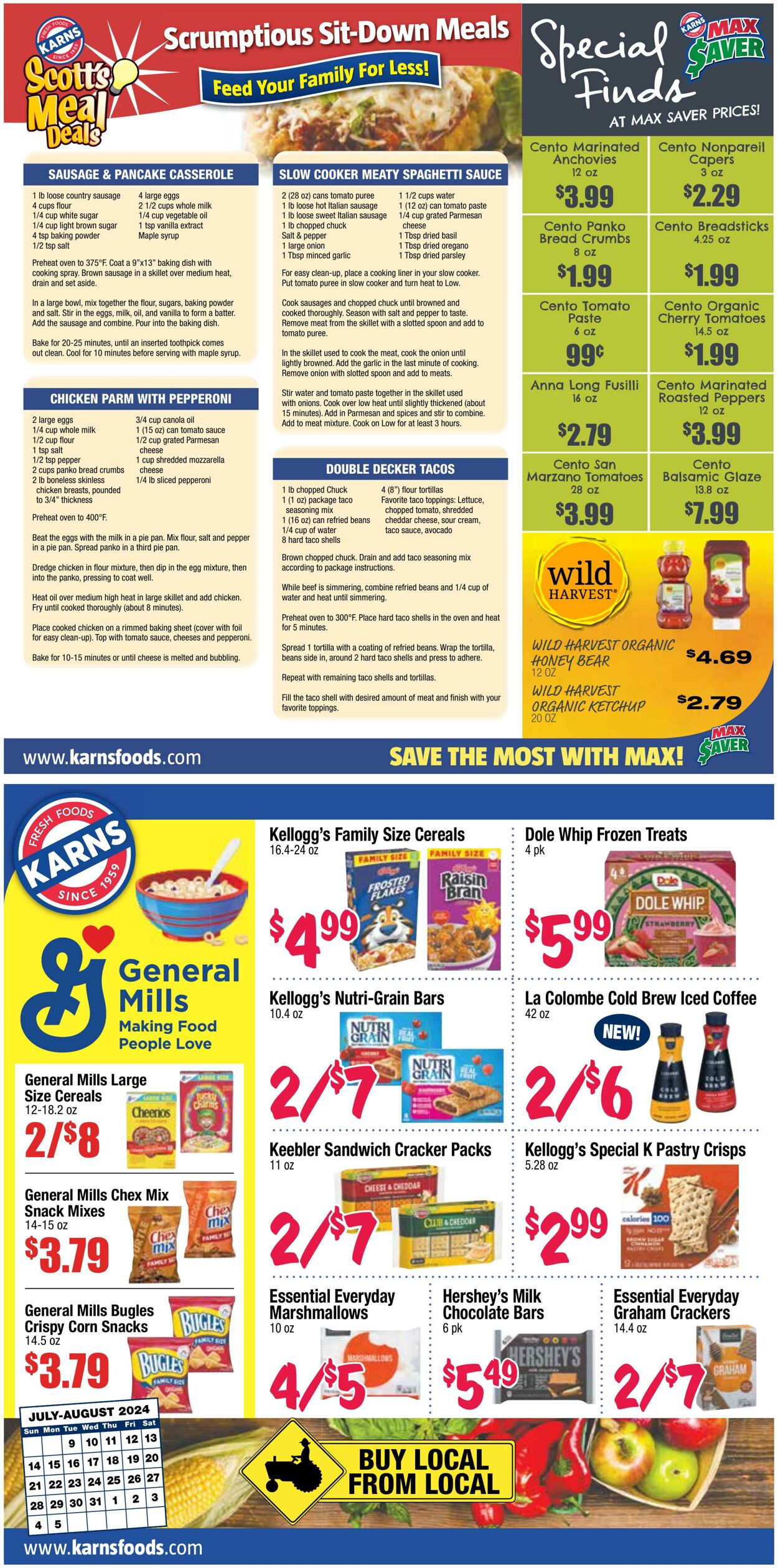 Weekly ad Karns Quality Foods 07/09/2024 - 08/05/2024