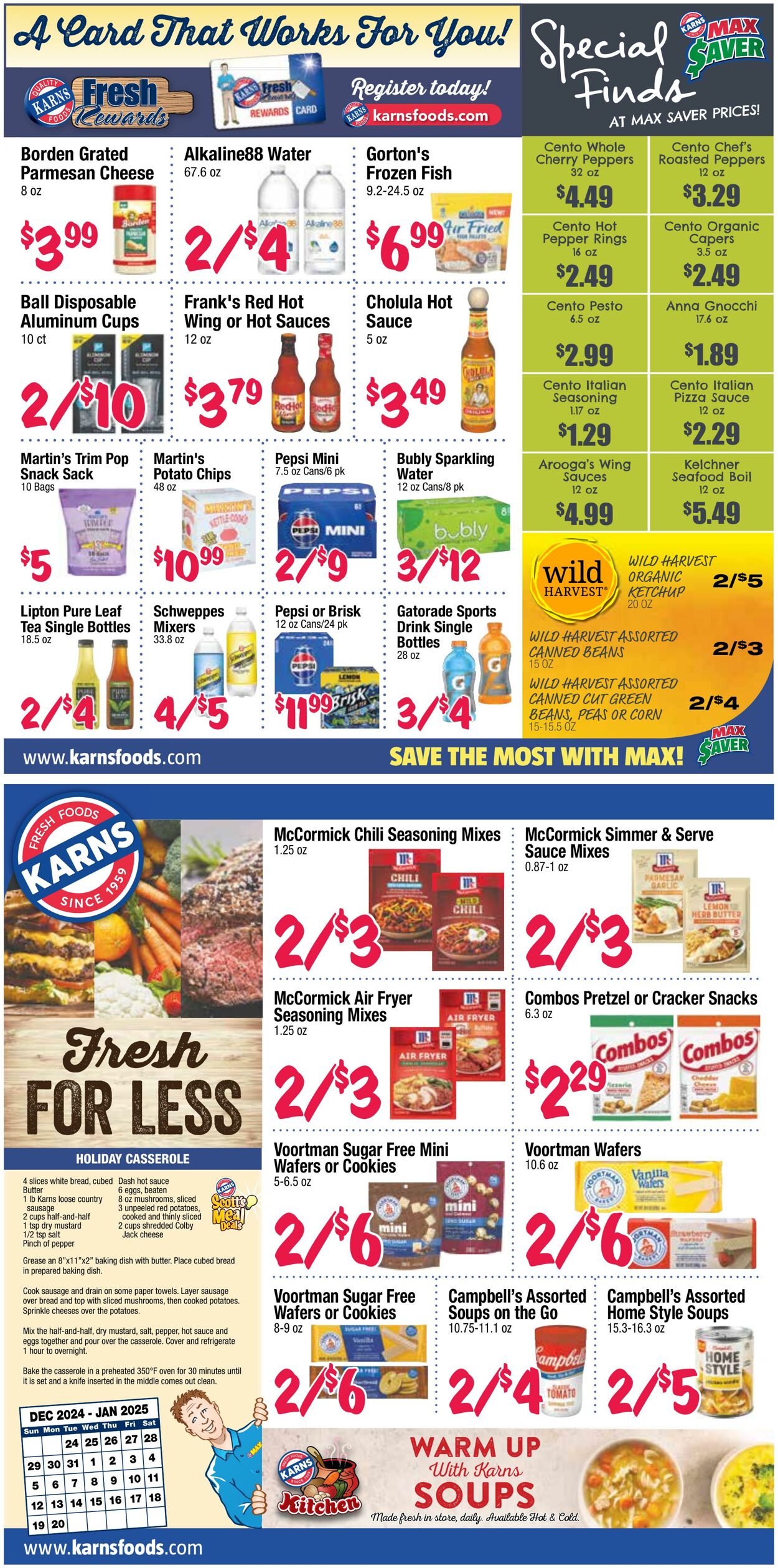 Weekly ad Karns Quality Foods 12/26/2024 - 01/22/2025