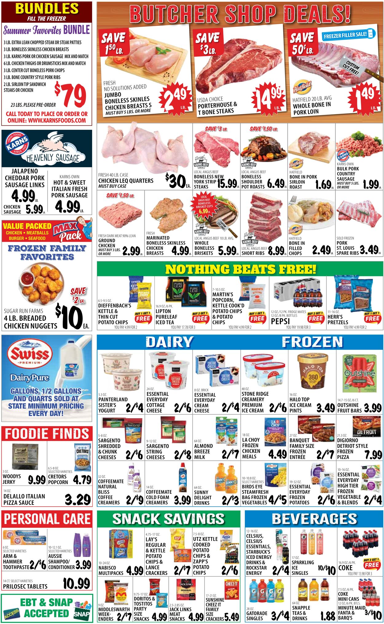 Weekly ad Karns Quality Foods 08/12/2025 - 08/18/2025
