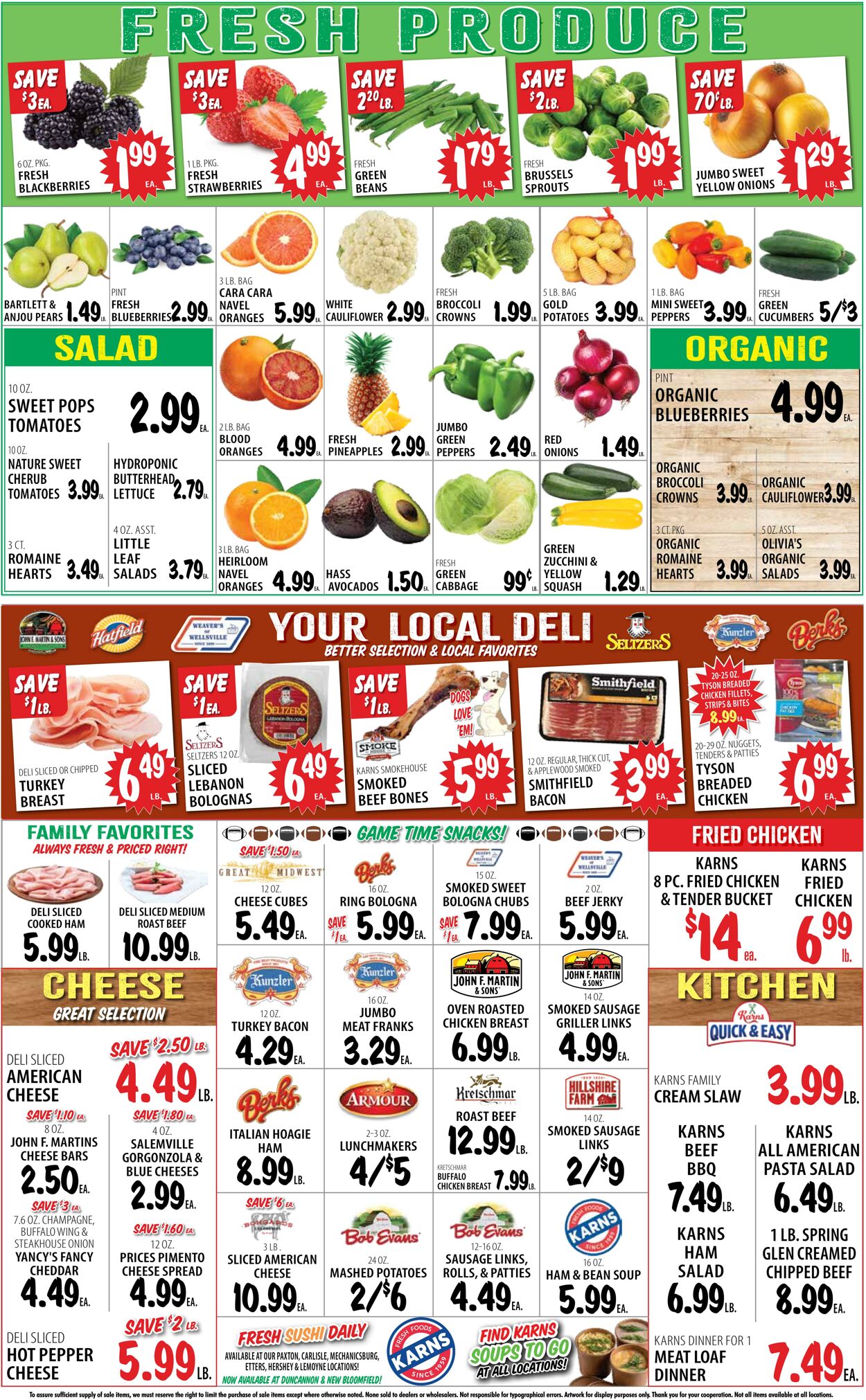 Weekly ad Karns Quality Foods 01/14/2025 - 01/20/2025