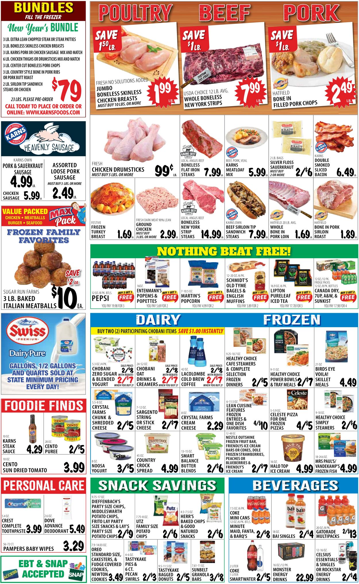 Weekly ad Karns Quality Foods 01/07/2025 - 01/13/2025